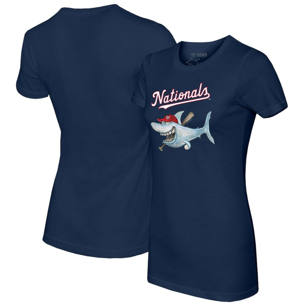 Washington Nationals Tiny Turnip Women's Shark T-Shirt | MLB US