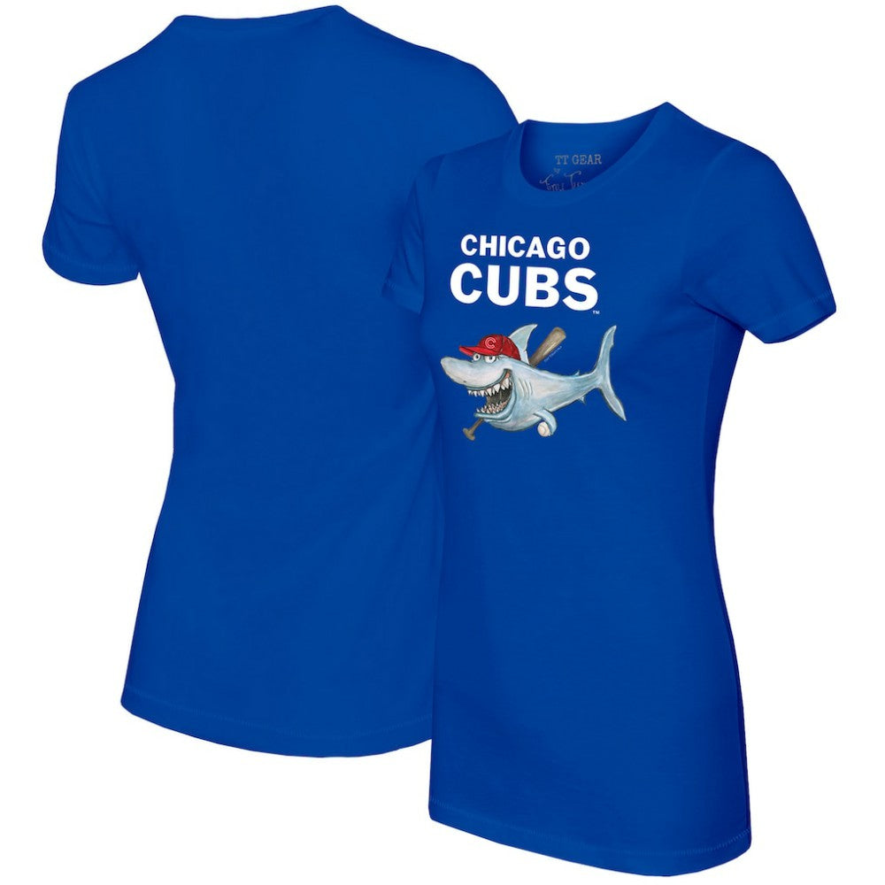 Chicago Cubs Tiny Turnip Women's Shark T-Shirt | MLB On Sale