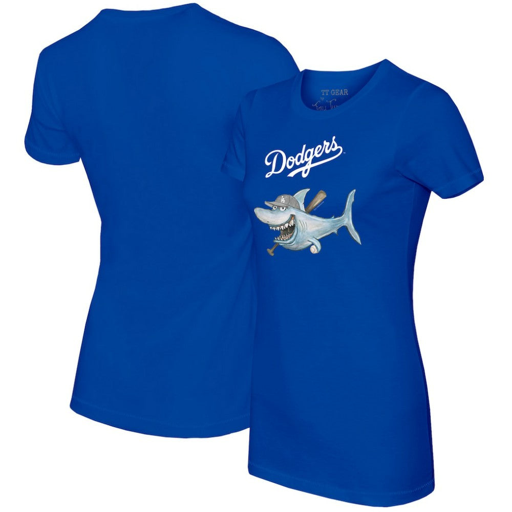 Los Angeles Dodgers Tiny Turnip Women's Shark T-Shirt | MLB For sale