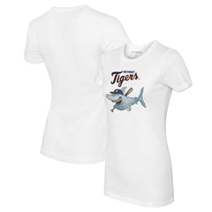 Detroit Tigers Tiny Turnip Women's Shark Logo T-Shirt | MLB Online