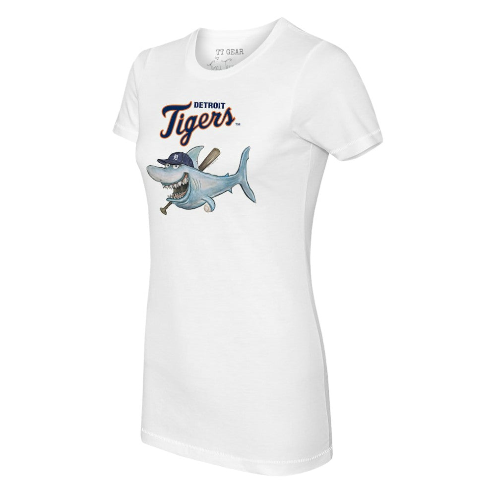 Detroit Tigers Tiny Turnip Women's Shark Logo T-Shirt | MLB Online