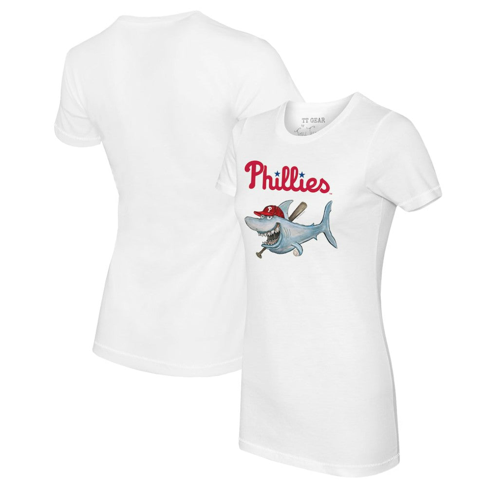 Philadelphia Phillies Tiny Turnip Women's Shark Logo T-Shirt | MLB For sale