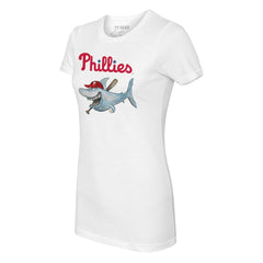 Philadelphia Phillies Tiny Turnip Women's Shark Logo T-Shirt | MLB For sale