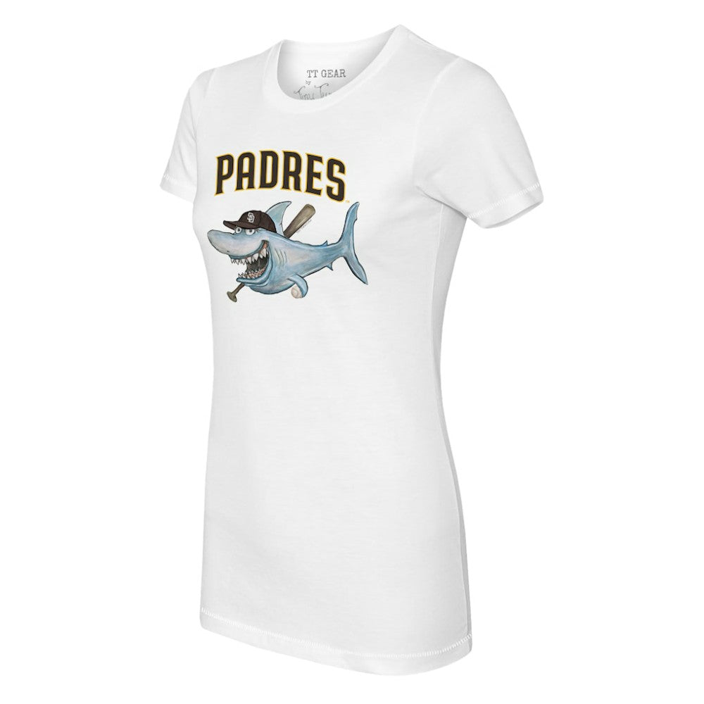 San Diego Padres Tiny Turnip Women's Shark Logo T-Shirt | MLB Online