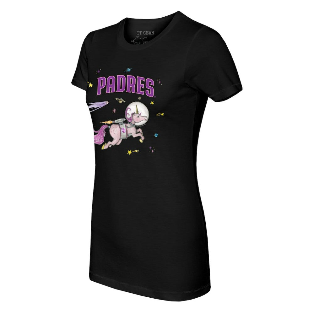 San Diego Padres Tiny Turnip Women's Space Unicorn T-Shirt | MLB New