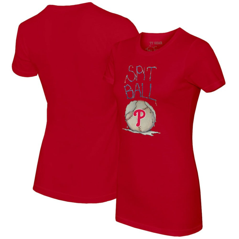 Philadelphia Phillies Tiny Turnip Women's Spit Ball T-Shirt | MLB US