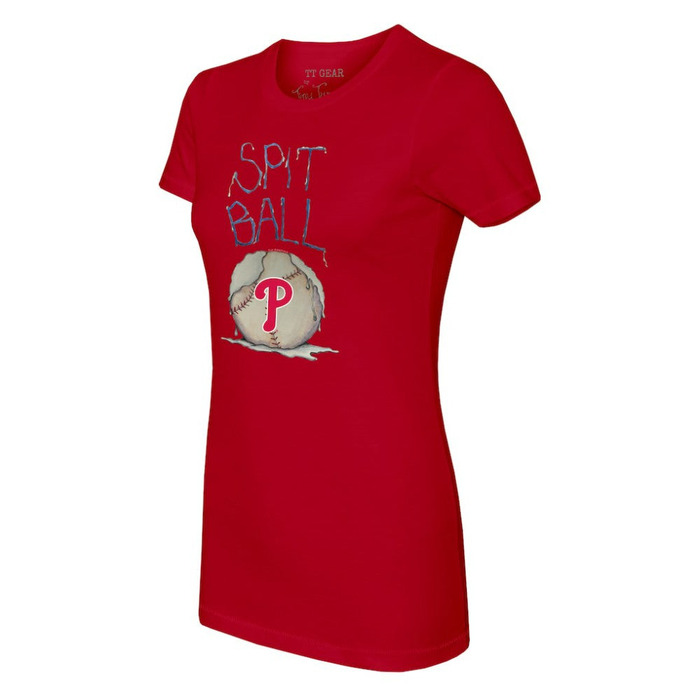 Philadelphia Phillies Tiny Turnip Women's Spit Ball T-Shirt | MLB US