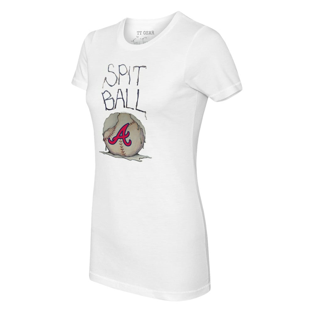 Atlanta Braves Tiny Turnip Women's Spit Ball T-Shirt | MLB New
