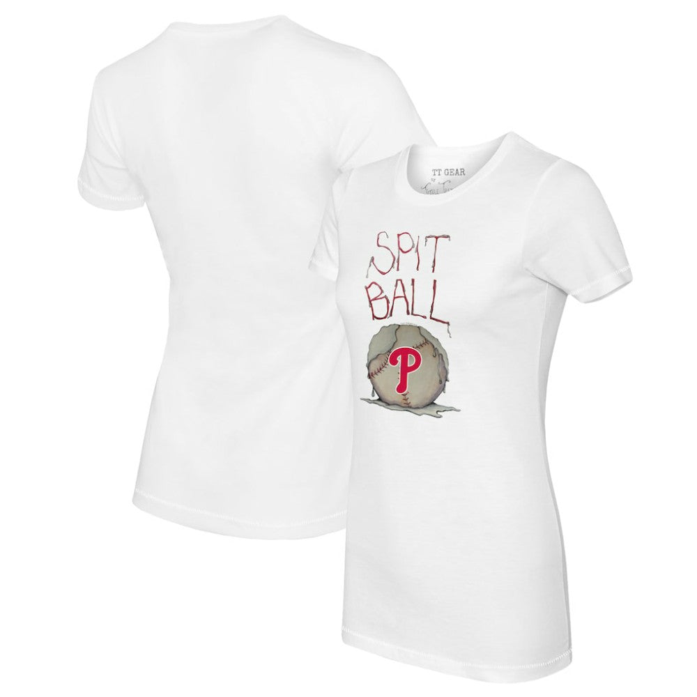 Philadelphia Phillies Tiny Turnip Women's Spit Ball T-Shirt | MLB Sale