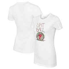 Philadelphia Phillies Tiny Turnip Women's Spit Ball T-Shirt | MLB Sale