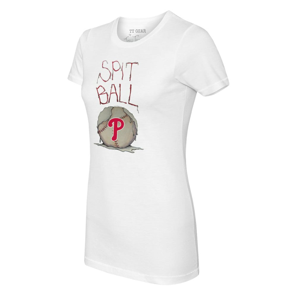 Philadelphia Phillies Tiny Turnip Women's Spit Ball T-Shirt | MLB Sale