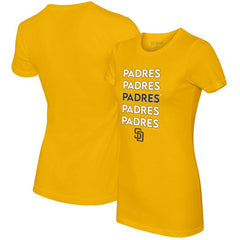 San Diego Padres Tiny Turnip Women's Stacked T-Shirt | MLB US