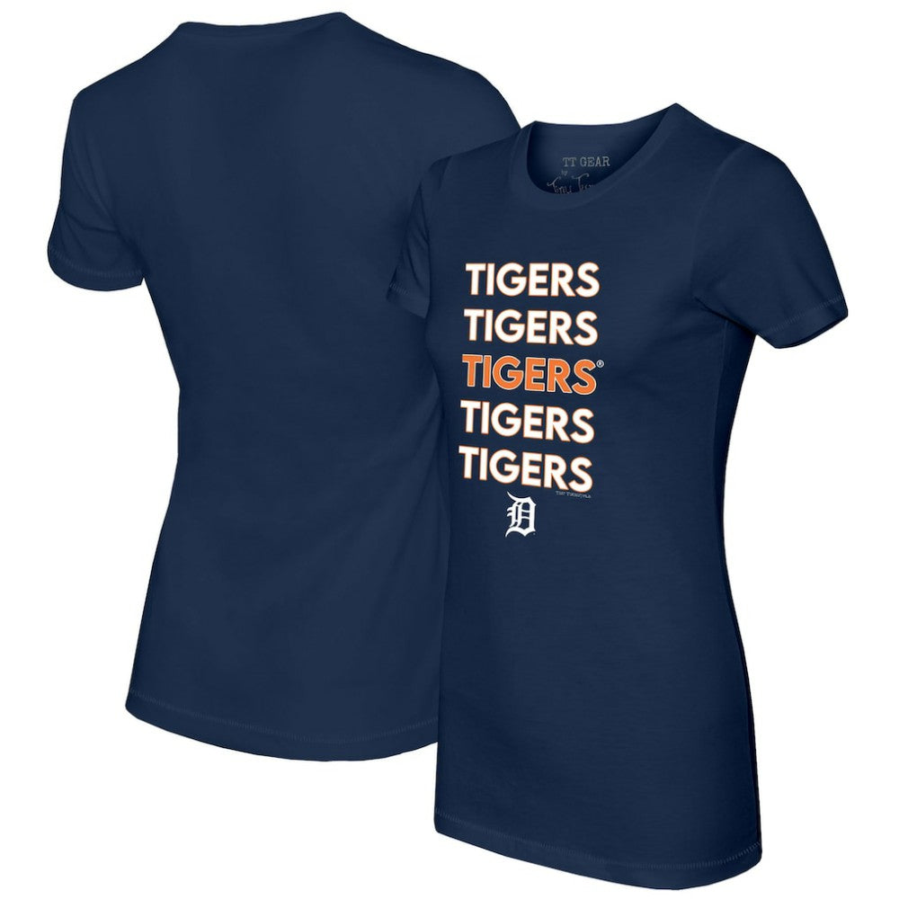 Detroit Tigers Tiny Turnip Women's Stacked T-Shirt | MLB Online