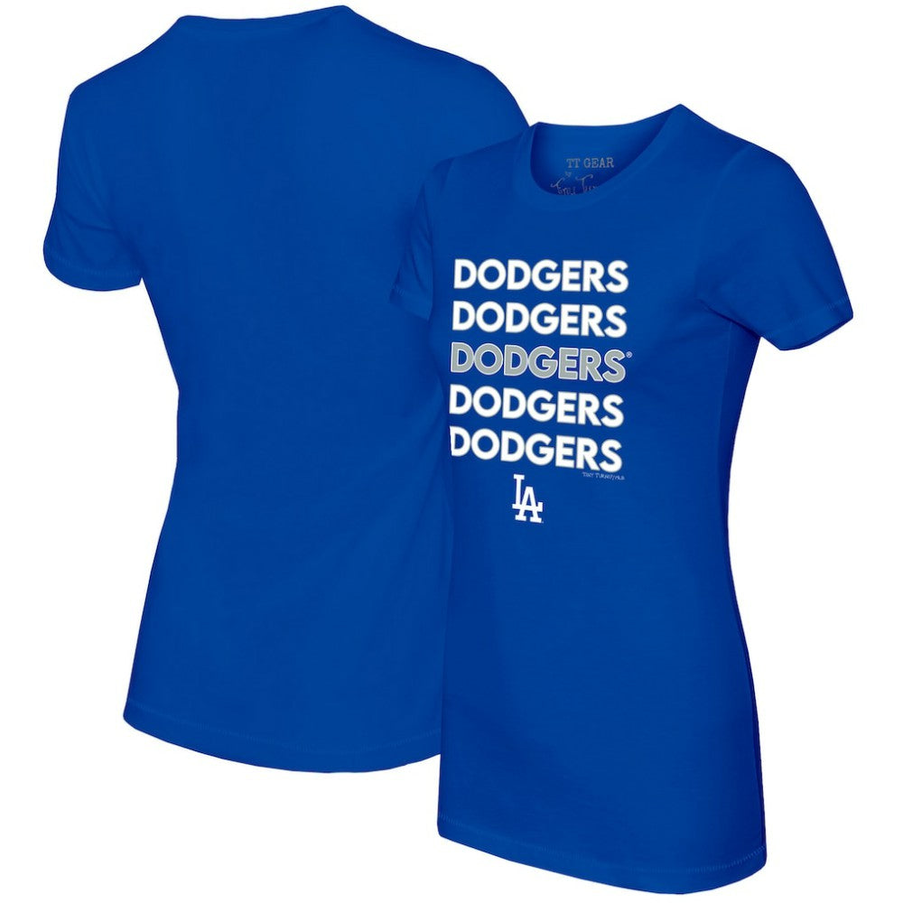 Los Angeles Dodgers Tiny Turnip Women's Stacked T-Shirt | MLB Online