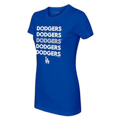 Los Angeles Dodgers Tiny Turnip Women's Stacked T-Shirt | MLB Online