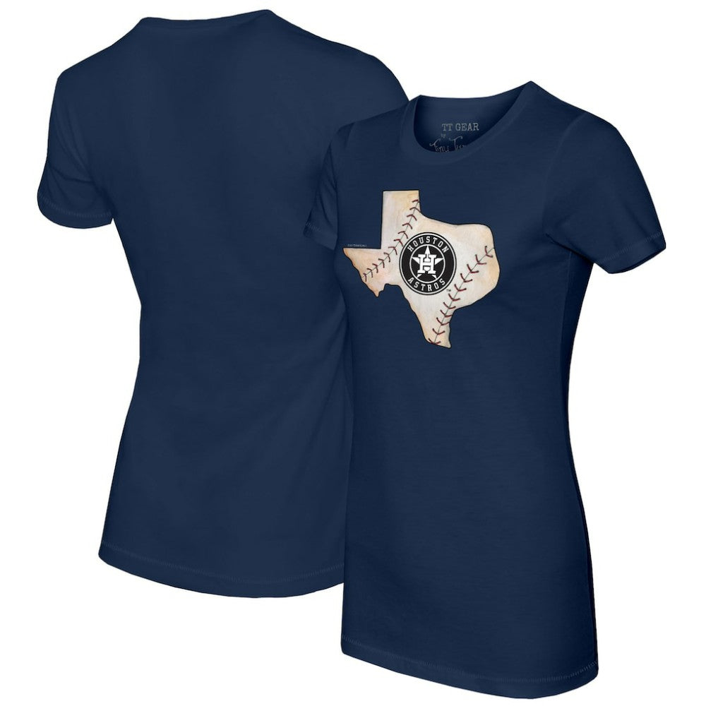 Houston Astros Tiny Turnip Women's State Outline T-Shirt | MLB New
