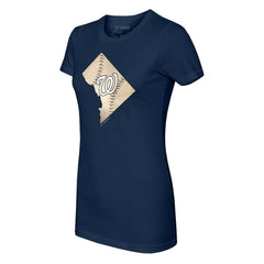 Washington Nationals Tiny Turnip Women's State Outline T-Shirt | MLB Discount