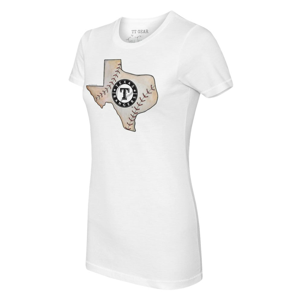 Texas Rangers Tiny Turnip Women's State Outline T-Shirt | MLB Shop
