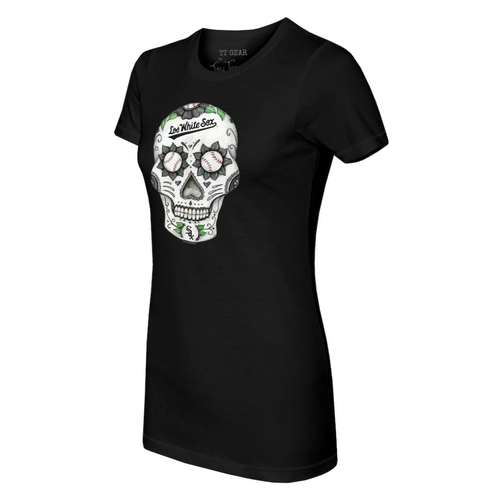 Chicago White Sox Tiny Turnip Women's Sugar Skull T-Shirt | MLB Near me
