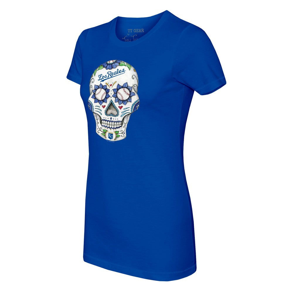 Kansas City Royals Tiny Turnip Women's Sugar Skull T-Shirt | MLB Near me