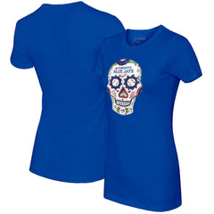 Toronto Blue Jays Tiny Turnip Women's Sugar Skull T-Shirt | MLB Outlet