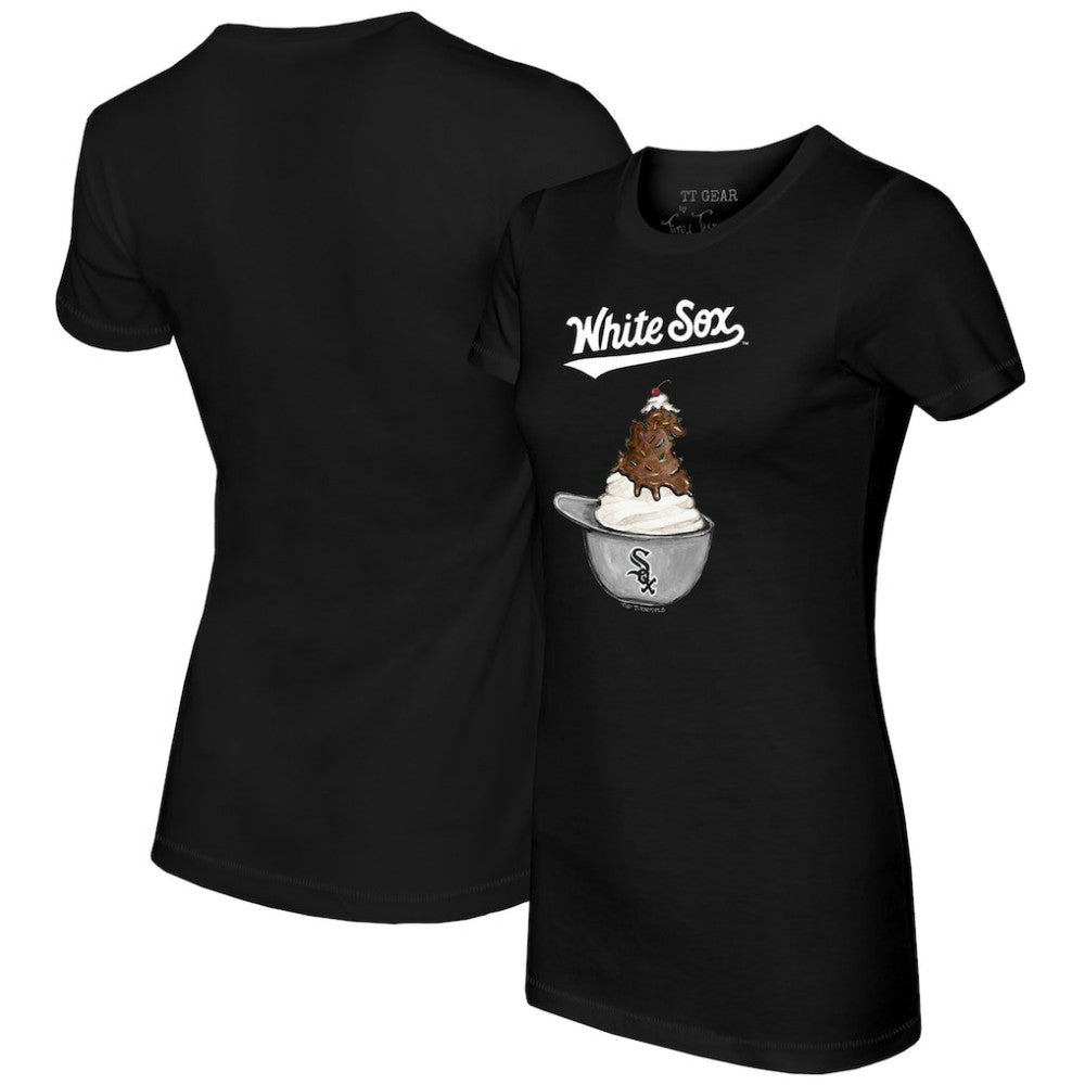 Chicago White Sox Tiny Turnip Women's Sundae Helmet T-Shirt | MLB US
