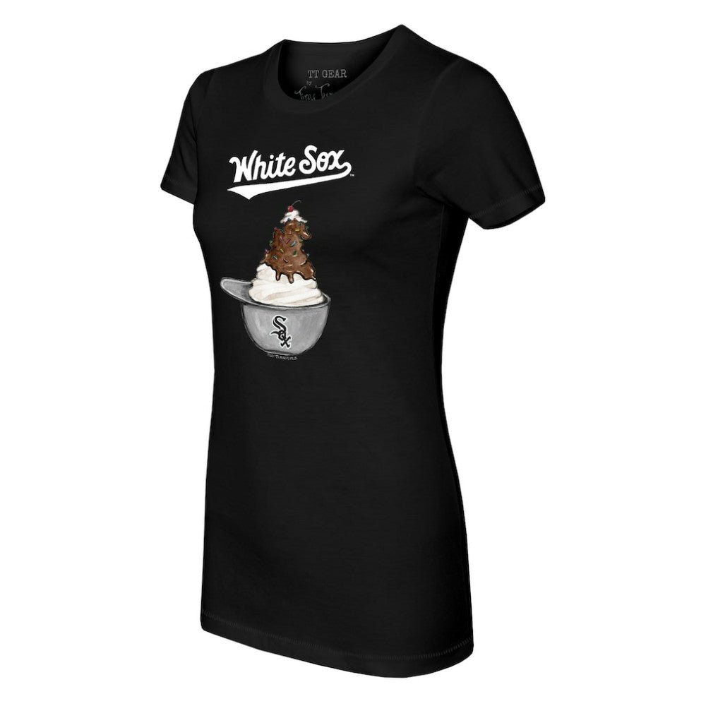 Chicago White Sox Tiny Turnip Women's Sundae Helmet T-Shirt | MLB US