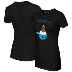 Miami Marlins Tiny Turnip Women's Sundae Helmet T-Shirt | MLB Shop