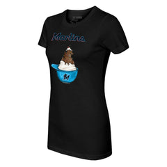 Miami Marlins Tiny Turnip Women's Sundae Helmet T-Shirt | MLB Shop