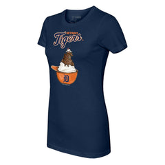 Detroit Tigers Tiny Turnip Women's Sundae Helmet T-Shirt | MLB Online