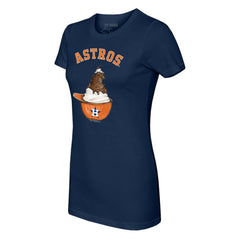 Houston Astros Tiny Turnip Women's Sundae Helmet T-Shirt | MLB Near me