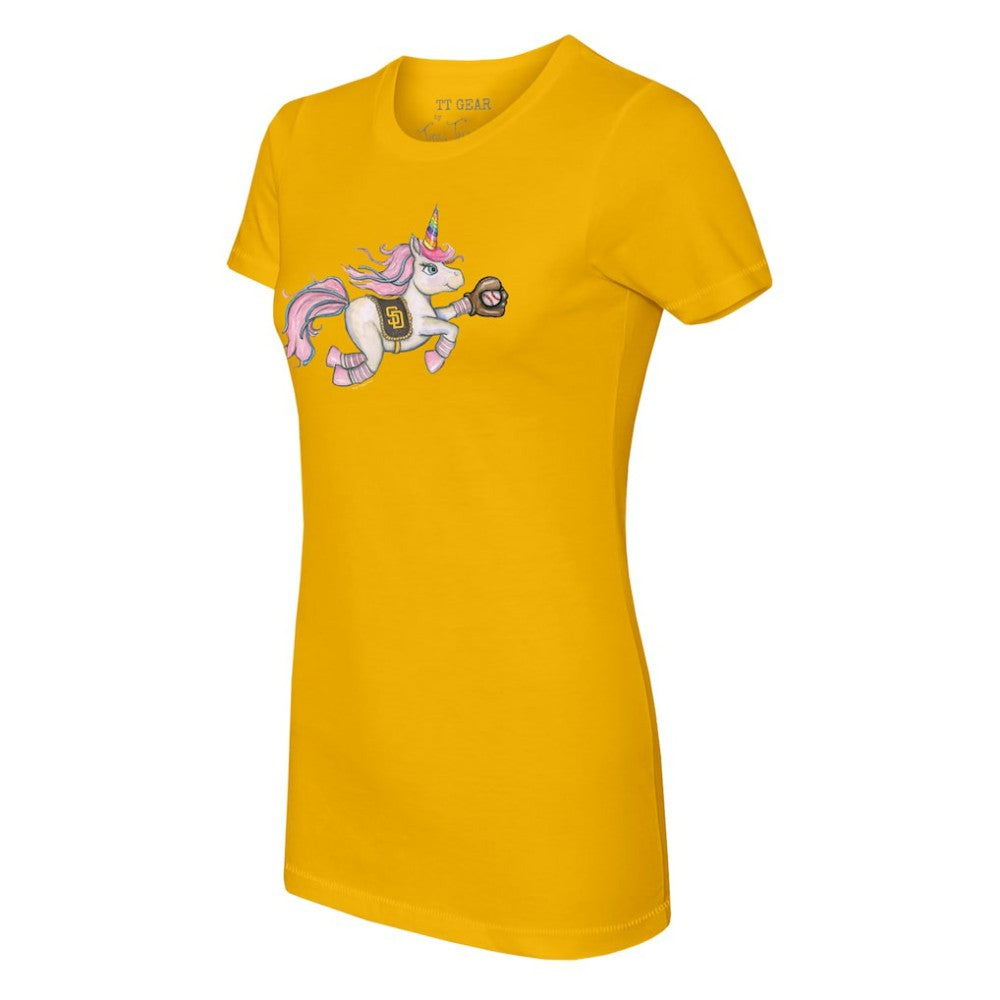 San Diego Padres Tiny Turnip Women's Unicorn T-Shirt | MLB New