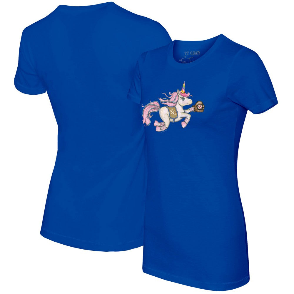 Kansas City Royals Tiny Turnip Women's Unicorn T-Shirt | MLB On Sale