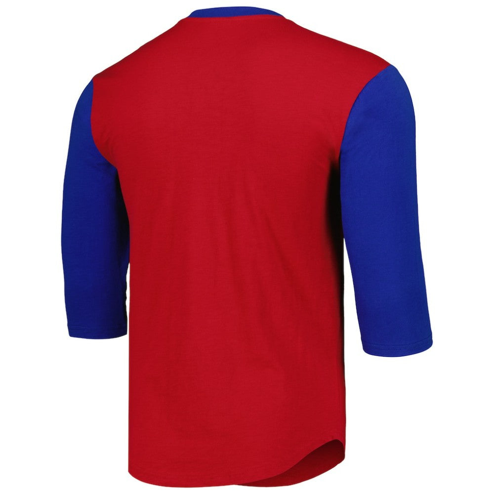 Chicago Cubs Mitchell & Ness Cooperstown Collection Legendary Slub Henley 3/4-Sleeve T-Shirt | MLB Discount