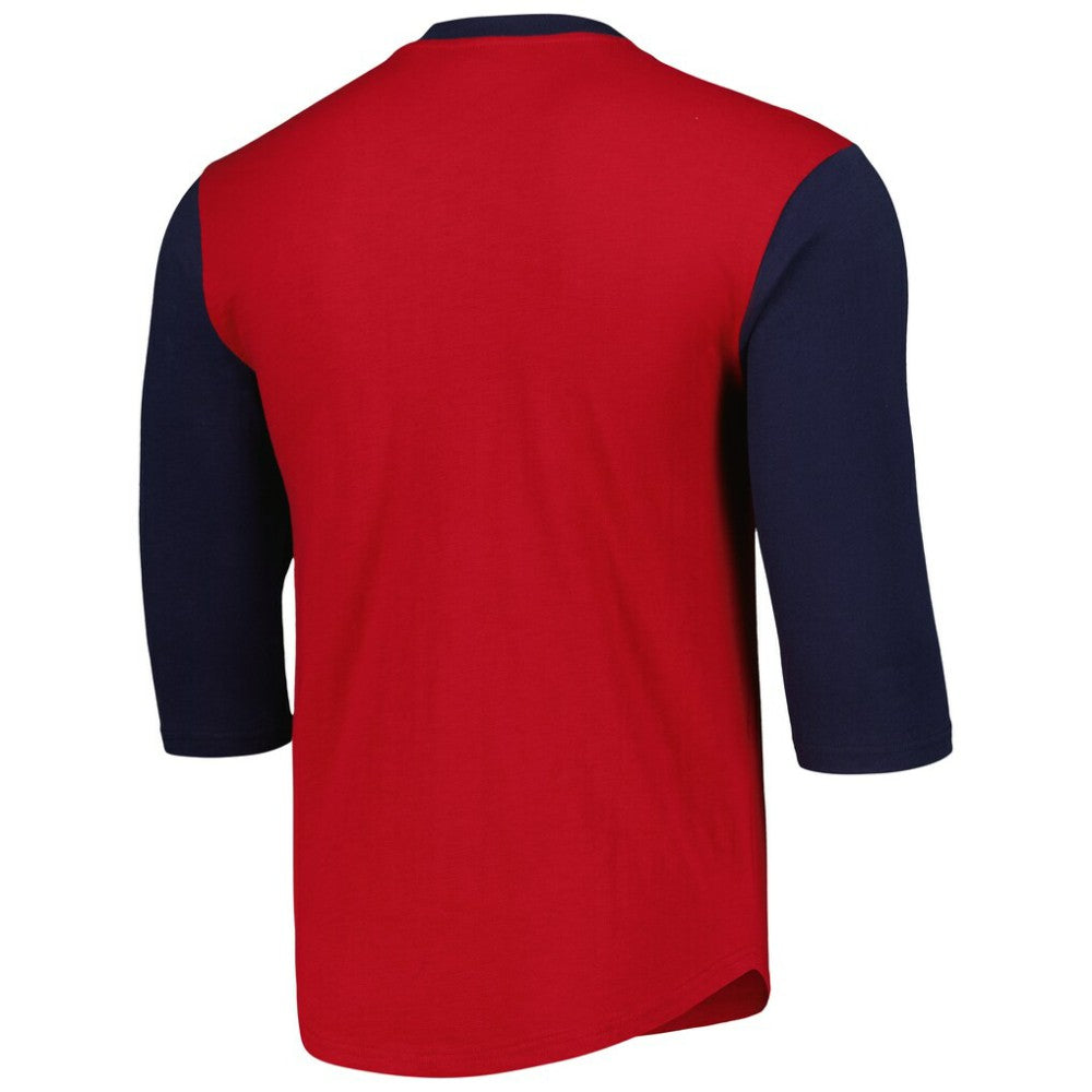 St. Louis Cardinals Mitchell & Ness Cooperstown Collection Legendary Slub Henley 3/4-Sleeve T-Shirt | MLB Online