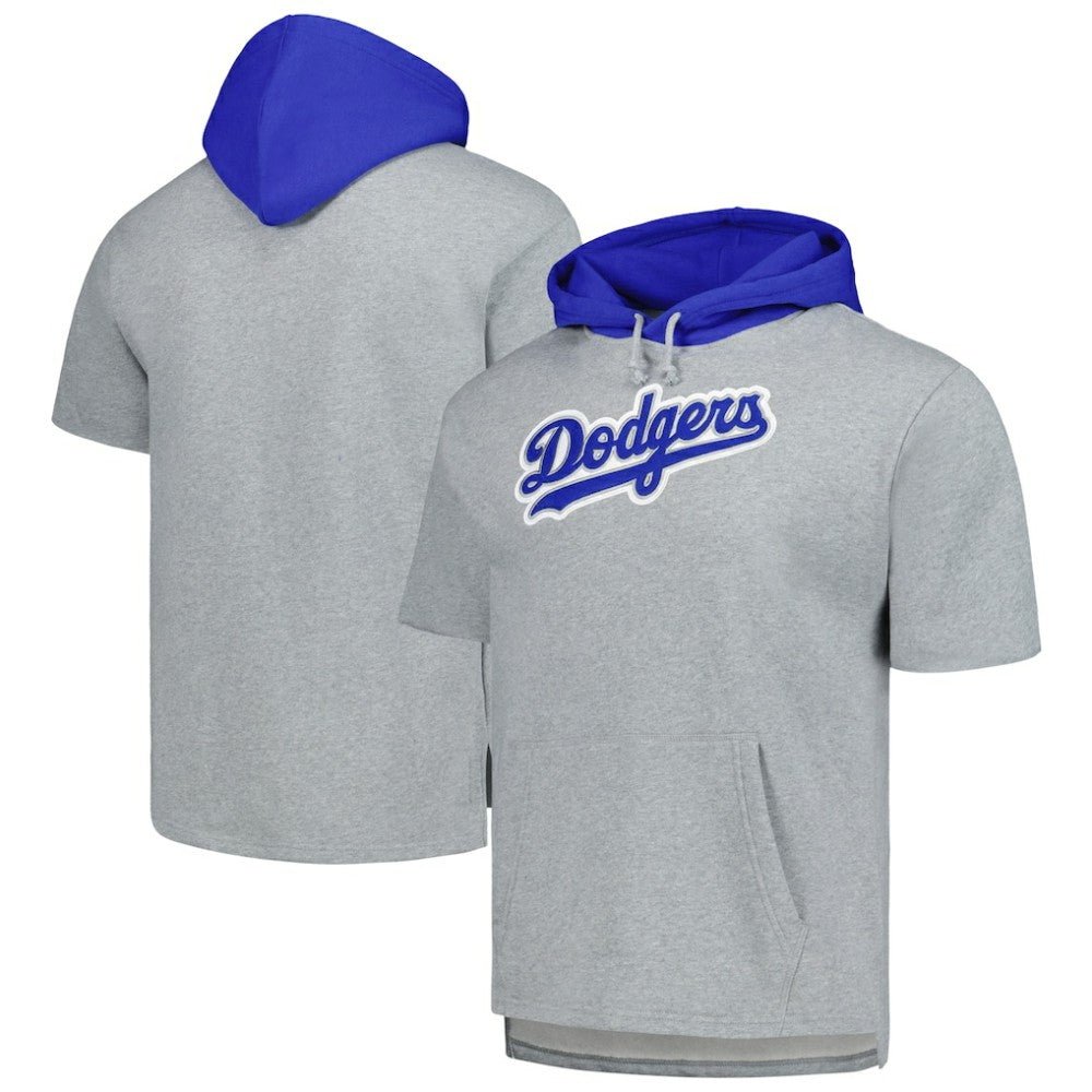 Los Angeles Dodgers Mitchell & Ness Postgame Short Sleeve Pullover Hoodie | MLB US