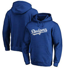 Los Angeles Dodgers Official Wordmark Fitted Pullover Hoodie | MLB Outlet