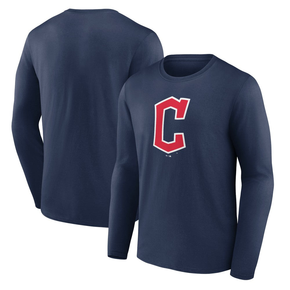 Cleveland Guardians Official Wordmark Long Sleeve T-Shirt | MLB Outlet