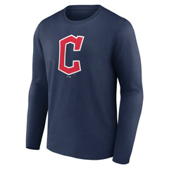 Cleveland Guardians Official Wordmark Long Sleeve T-Shirt | MLB Outlet