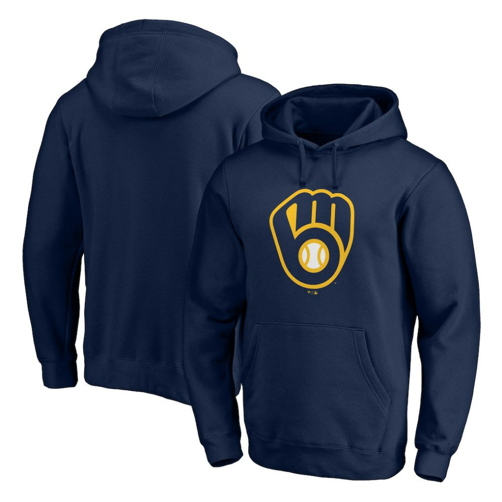 Milwaukee Brewers Official Team Logo Pullover Hoodie | MLB Outlet