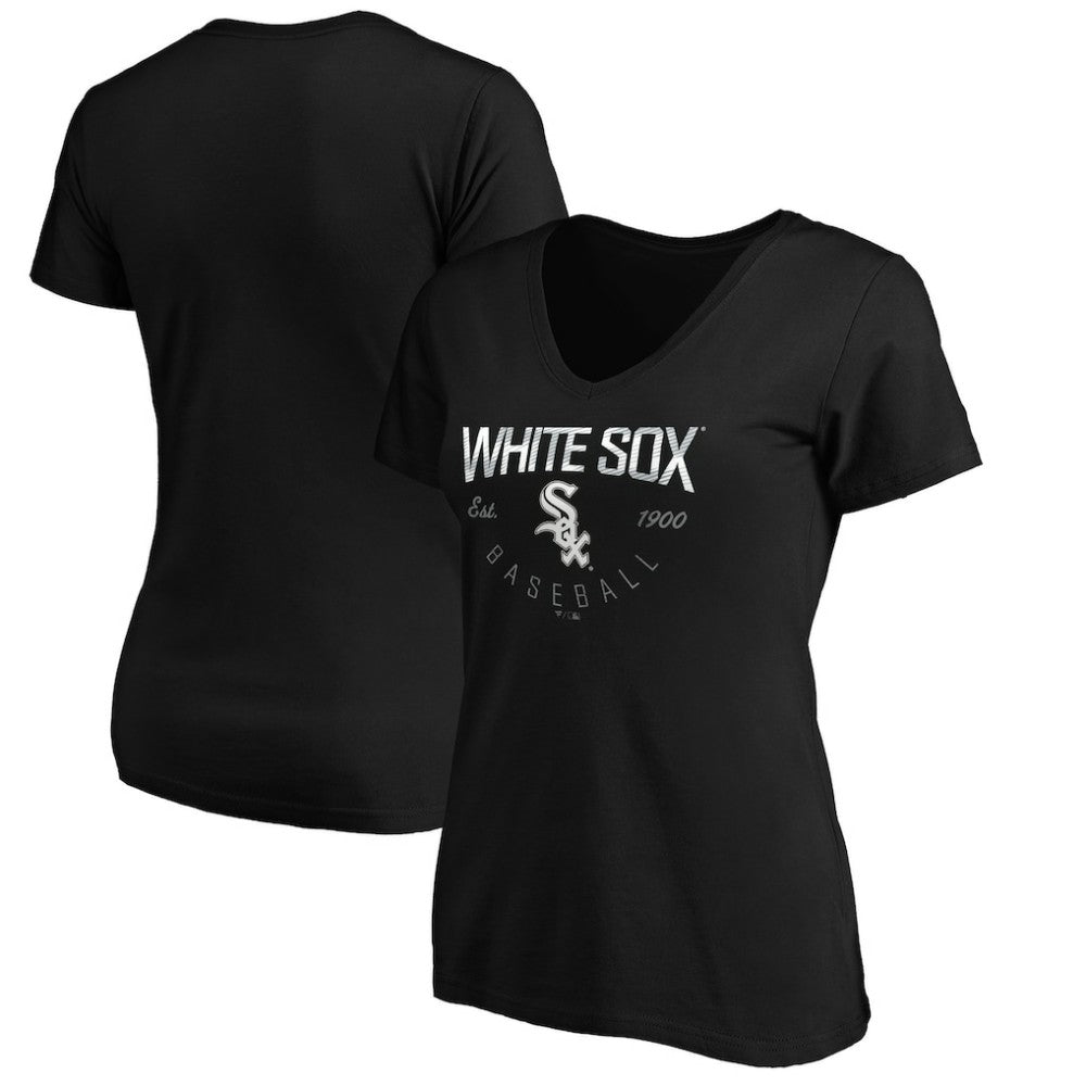 Chicago White Sox Women's Core Live For It V-Neck T-Shirt | MLB On Sale
