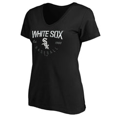 Chicago White Sox Women's Core Live For It V-Neck T-Shirt | MLB On Sale