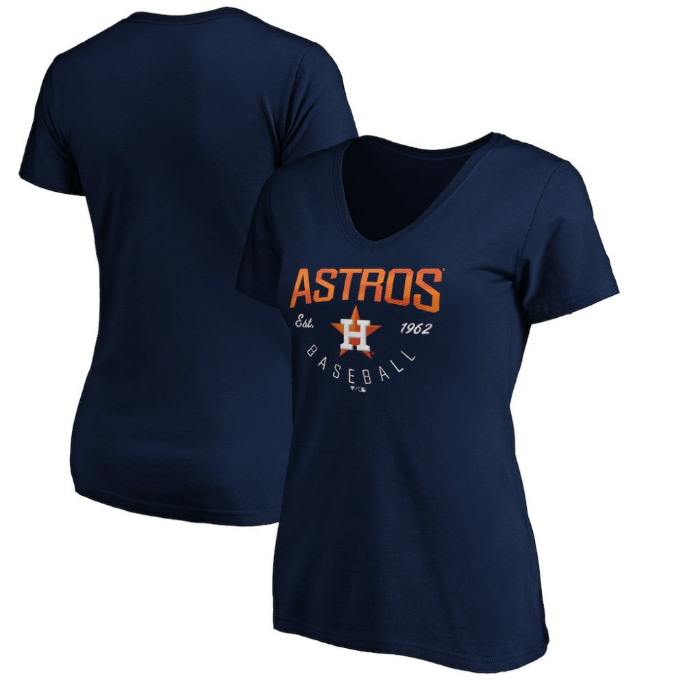 Houston Astros Women's Core Live For It V-Neck T-Shirt | MLB Sale