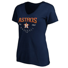 Houston Astros Women's Core Live For It V-Neck T-Shirt | MLB Sale