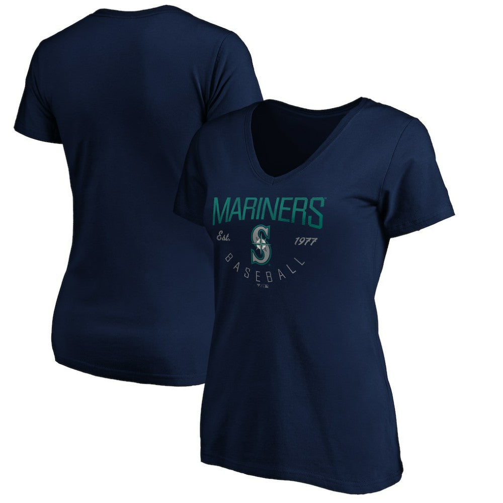 Seattle Mariners Women's Core Live For It V-Neck T-Shirt | MLB Near me
