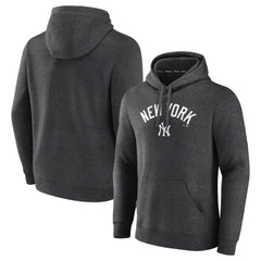New York Yankees Team Lock Up Wordmark Pullover Hoodie | MLB Discount