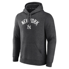 New York Yankees Team Lock Up Wordmark Pullover Hoodie | MLB Discount