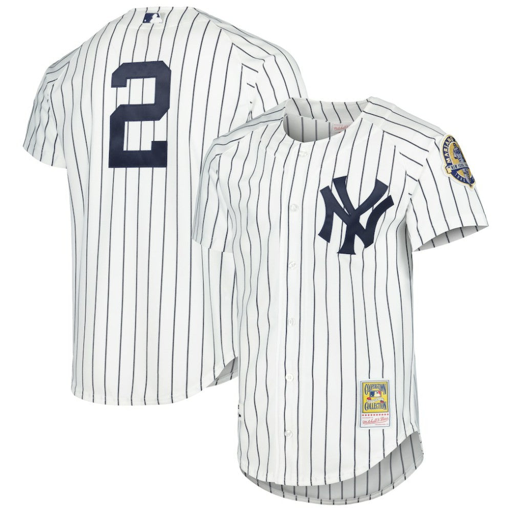 Derek Jeter New York Yankees Mitchell & Ness Cooperstown Collection Authentic Jersey | MLB Online