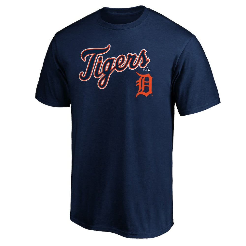 Detroit Tigers Team Lock Up Wordmark T-Shirt | MLB On Sale