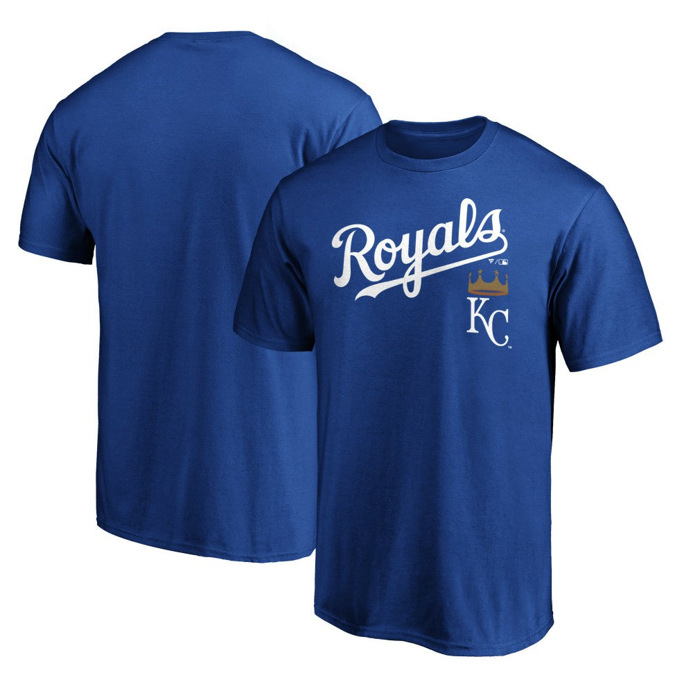 Kansas City Royals Team Lock Up Wordmark T-Shirt | MLB Discount